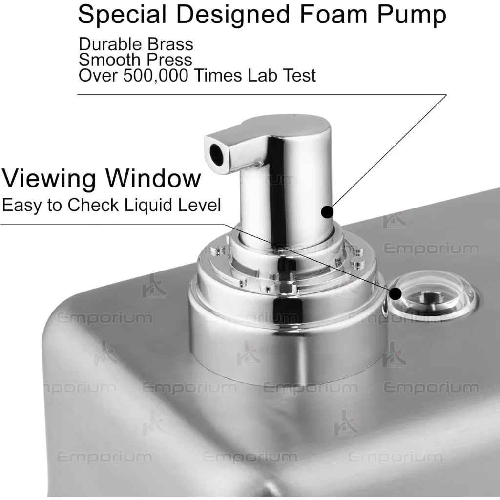 Krom Köpük Sabun Aparatı - Bilgi - l.webp