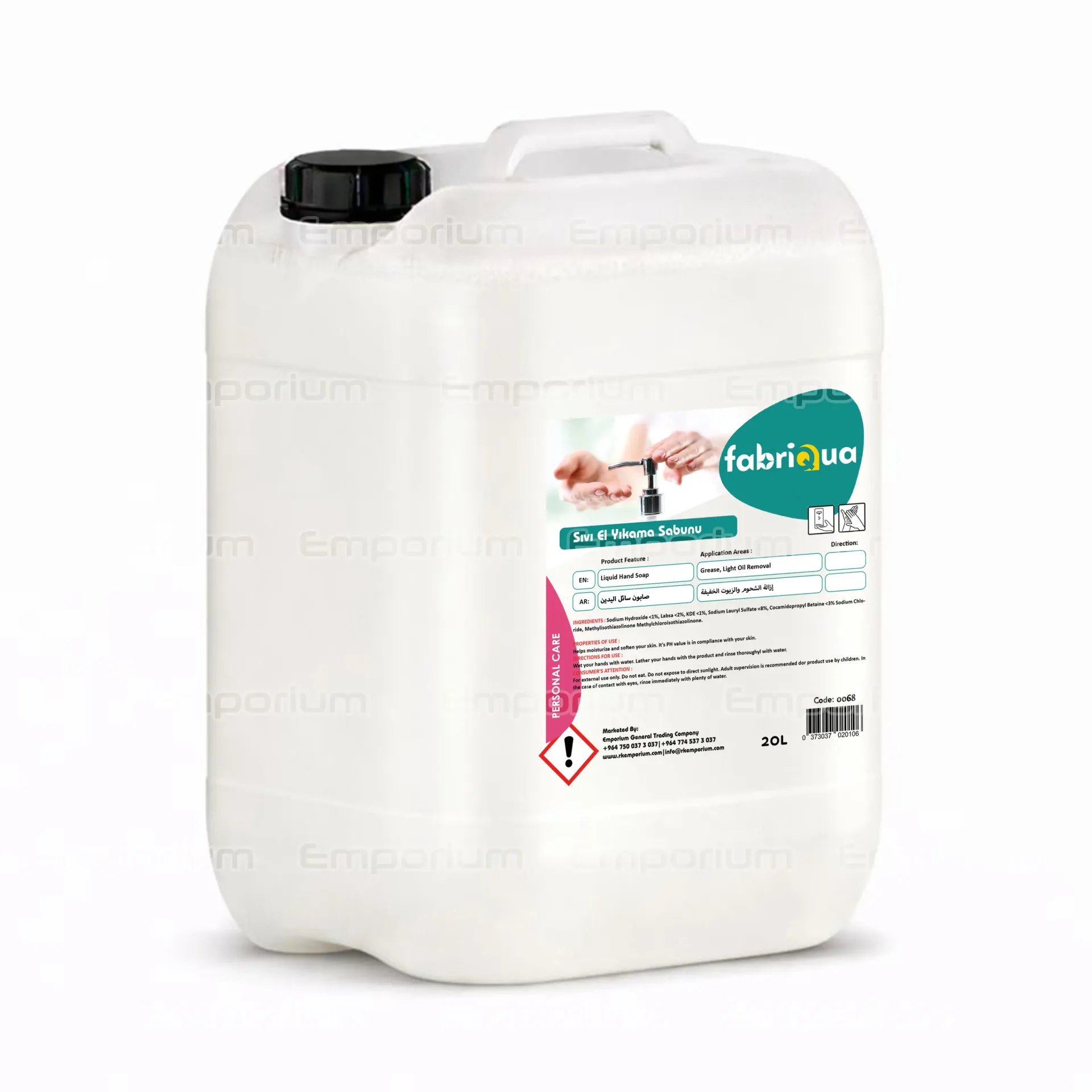 20 KG Sıvı El Sabunu