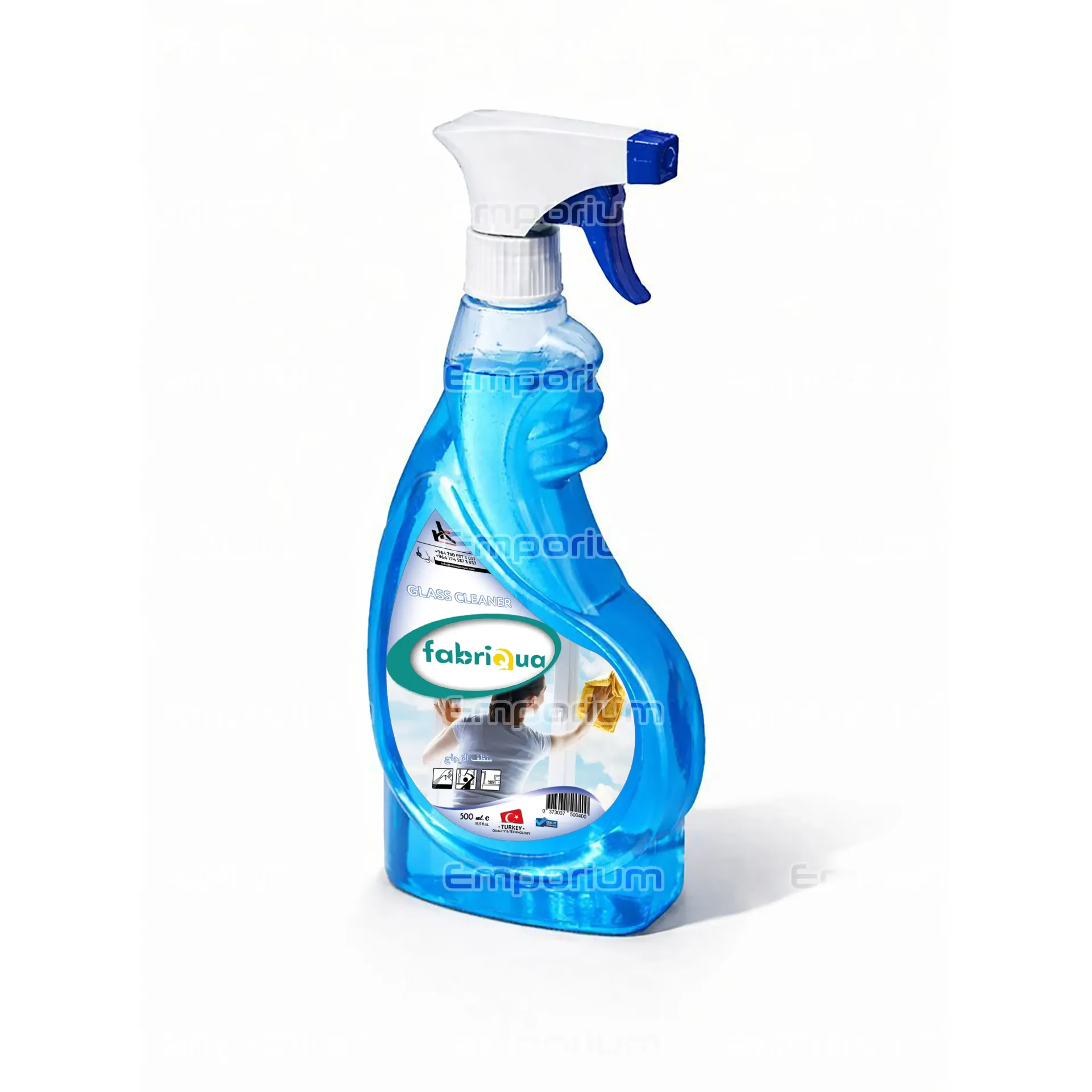 [chem-floor-334-MAV] Glass Cleaner 500 ml.	 (Blue)