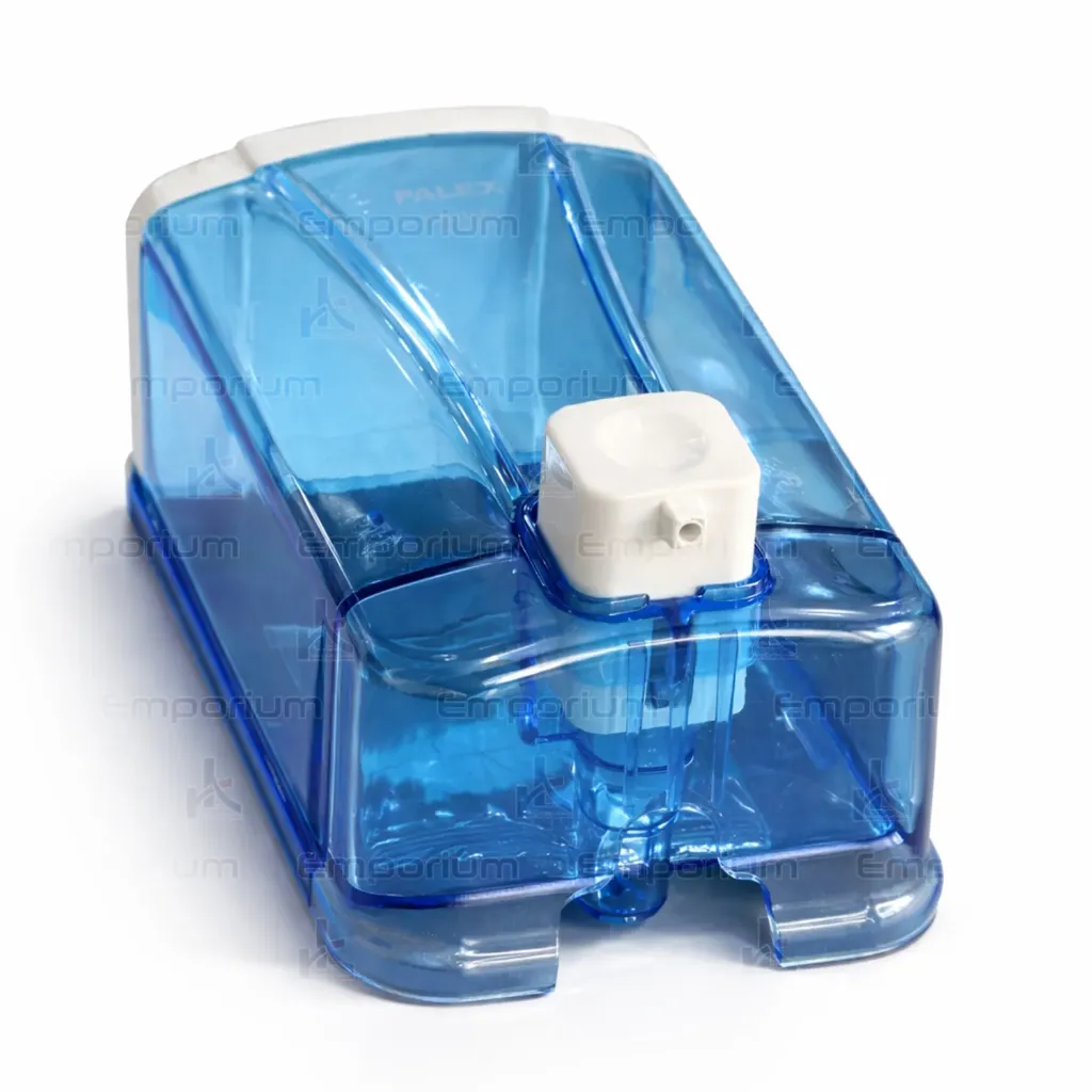 [disp-soap-182-MAV-0500] Plastik Sıvı Sabun Aparatı (Mavi, 500 ml.)