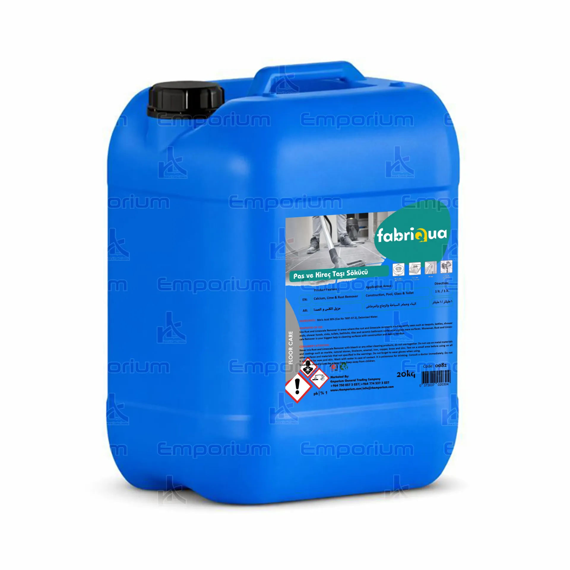 [chem-floor-184] 20 KG Kireç ve Pas Sökücü