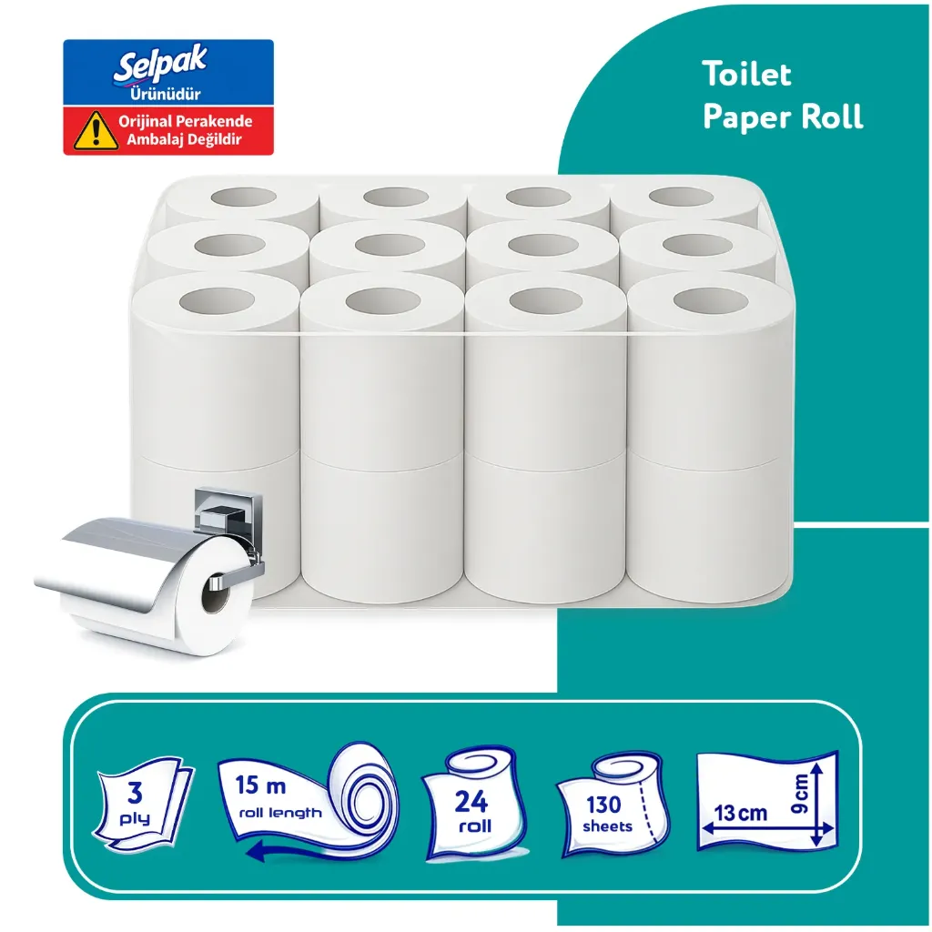 [tiss-wc-145] 24-Roll Toilet Paper