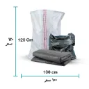 كيس نفايات ١٠٠×١٢٠ سم سائب