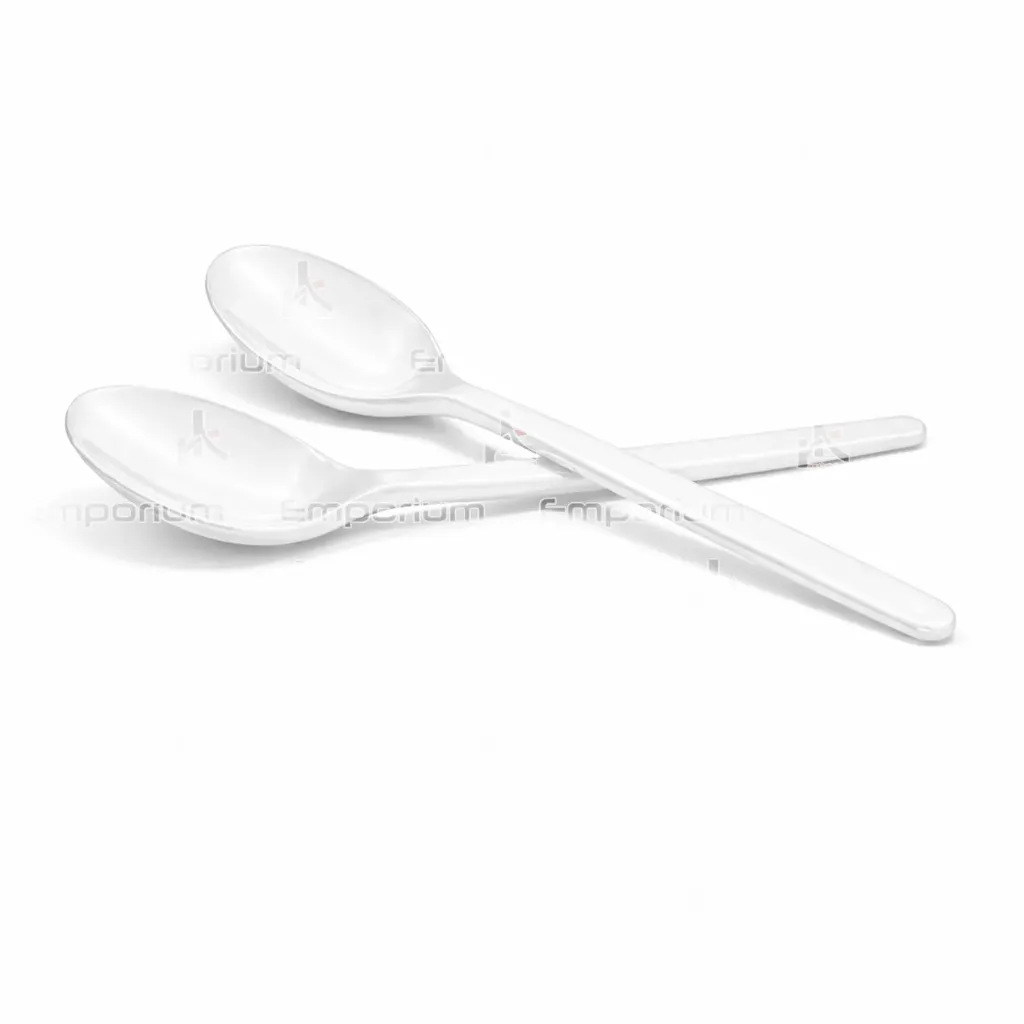 [kit-dispo-209-BEY] Kullan-At Plastik Kaşık (Beyaz)