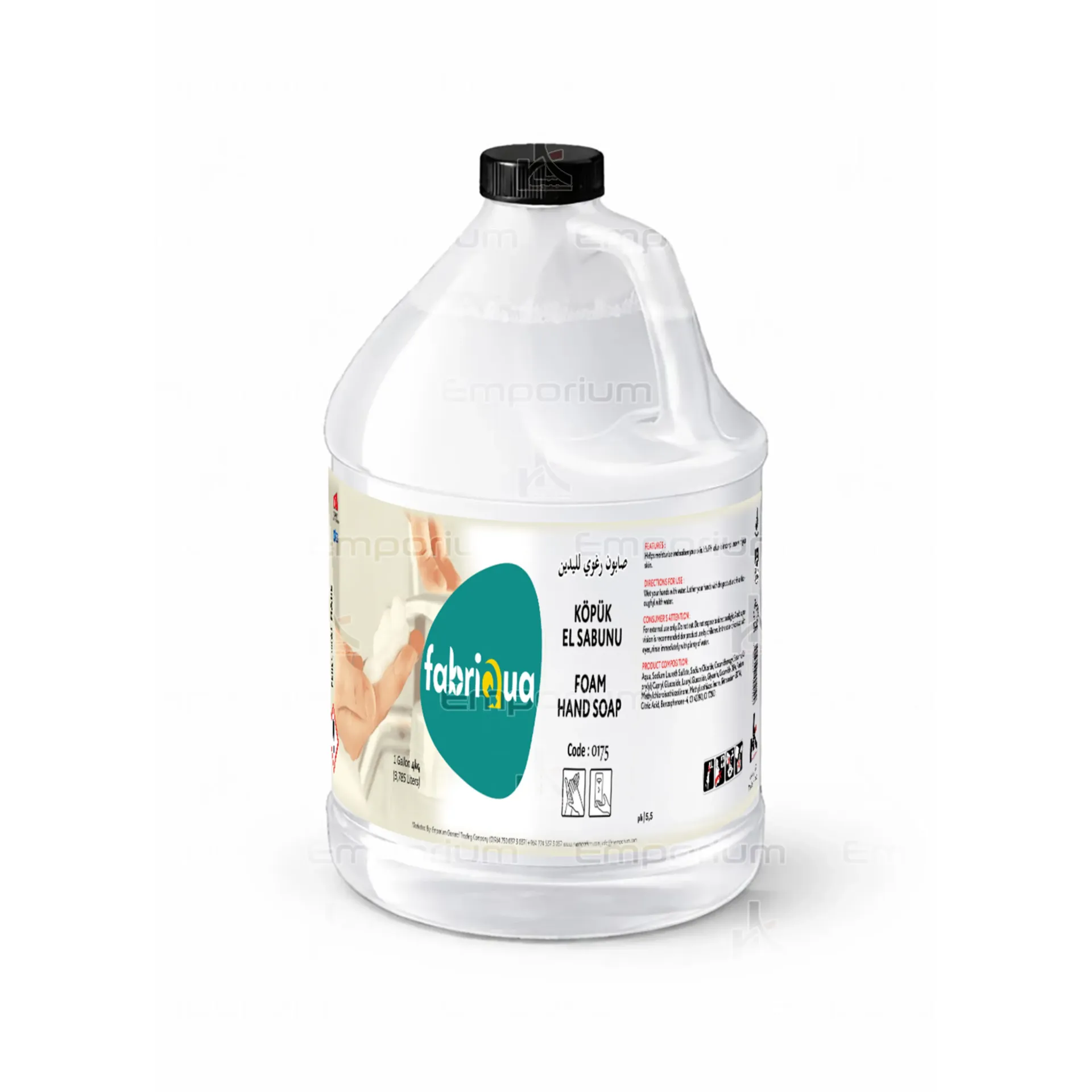 [chem-pers-227] 4 KG Köpük El Sabunu