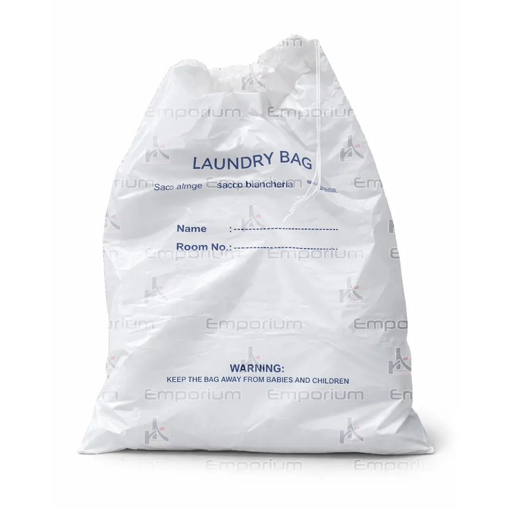[hotel-dispo-328] Naylon Tek Kullanımlık Çamaşır Torbası